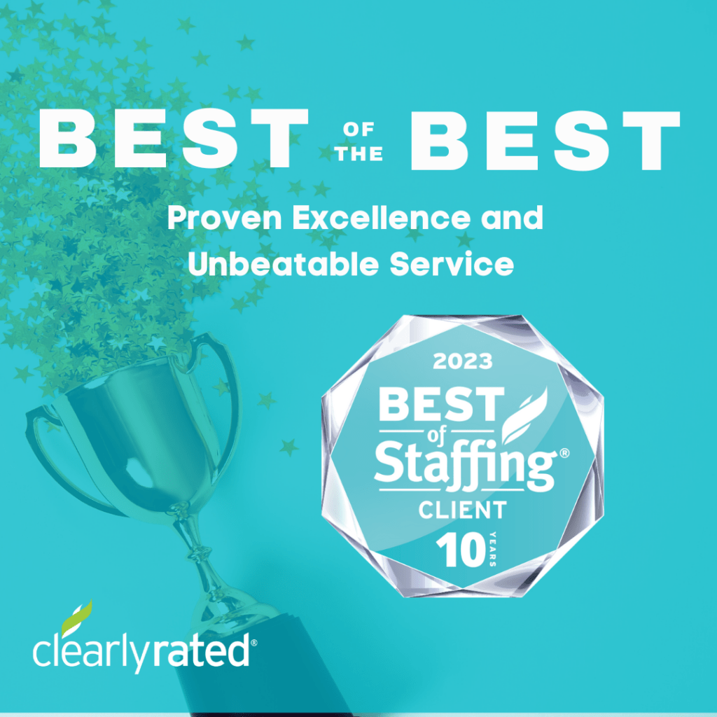 LC Staffing Wins ClearlyRated’s 2023 Best of Staffing Client Awards 