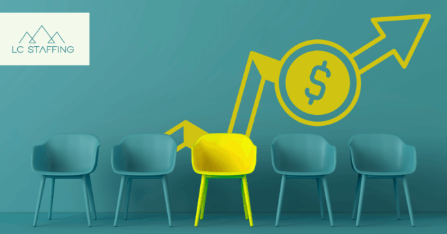 (May 6) The Hidden Costs of Leaving Positions Unfilled Too Long A highlighted empty chair among a row of seats with a rising cost arrow, illustrating the financial impact of unfilled positions.