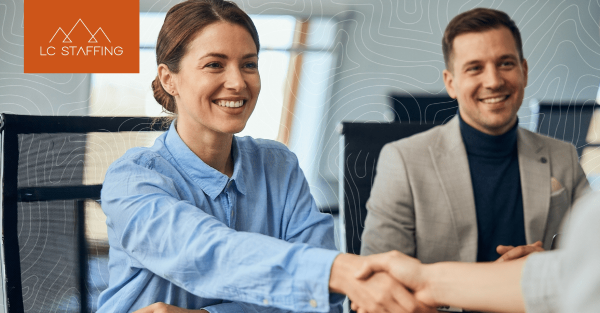Employer meeting with federal workforce candidate during hiring interview
